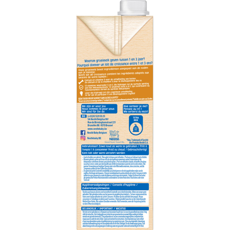 Een afbeelding van Nestlé Groeimelk 1+ koekjes bel