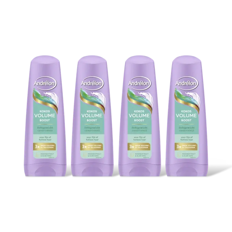 Andrélon Kokos volume boost conditioner 4-pack