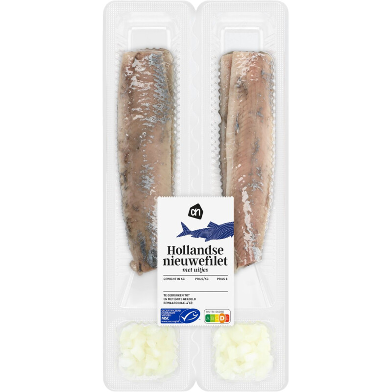 Een afbeelding van AH Hollandse nieuwe filet met uitjes