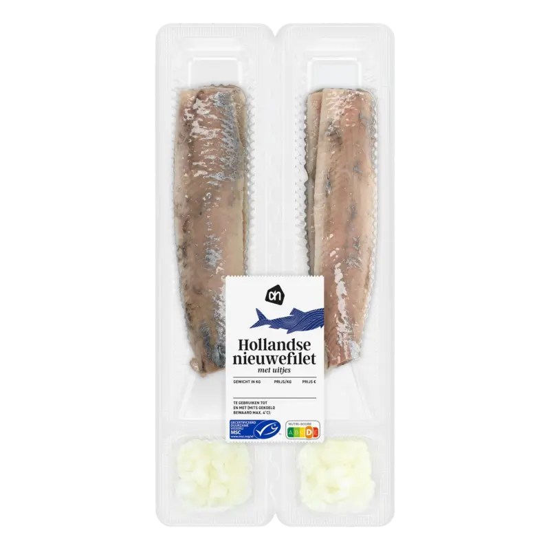 Hollandse nieuwefilet met uitjes