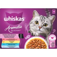 Een afbeelding van Whiskas Aromatic heerlijke combinaties in saus