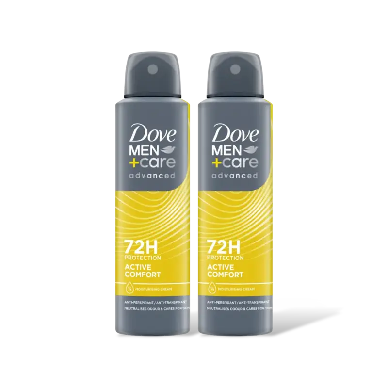 Dove Men+care active comfort deodorant 2-pack