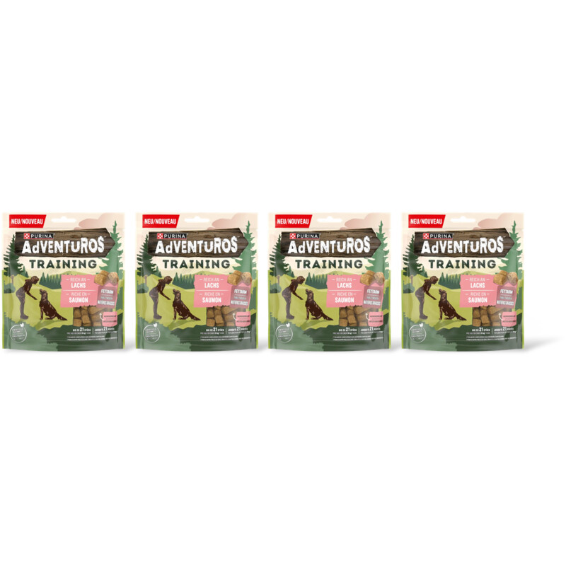 Adventuros Training hondensnacks rijk aan zalm 4pk
