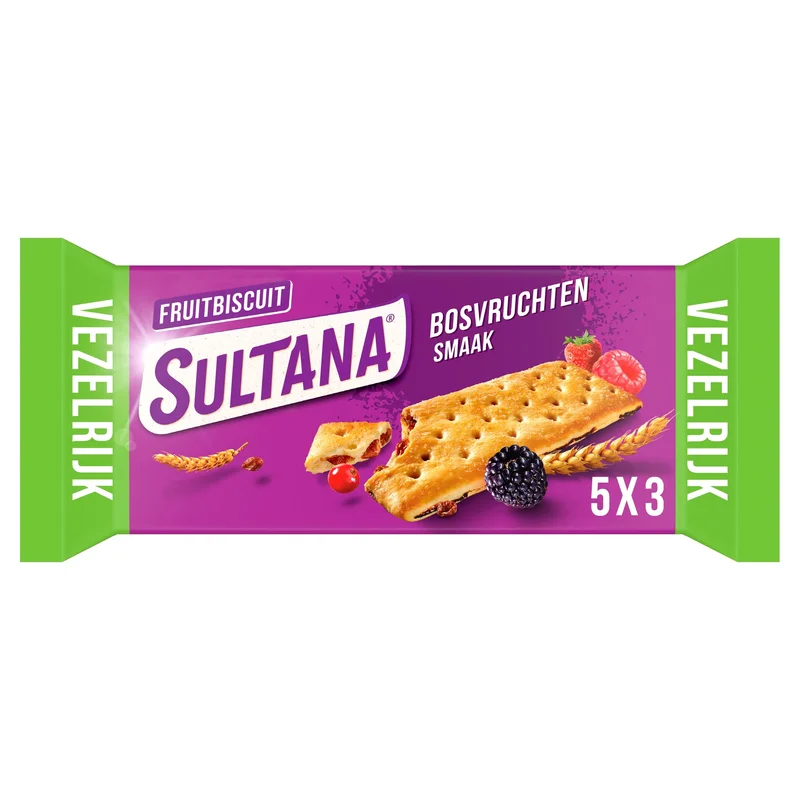 Sultana Fruitbiscuit bosvruchten