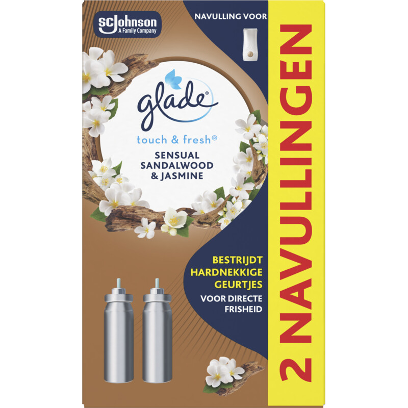 Een afbeelding van Glade Touch & fresh sandalwood navulling