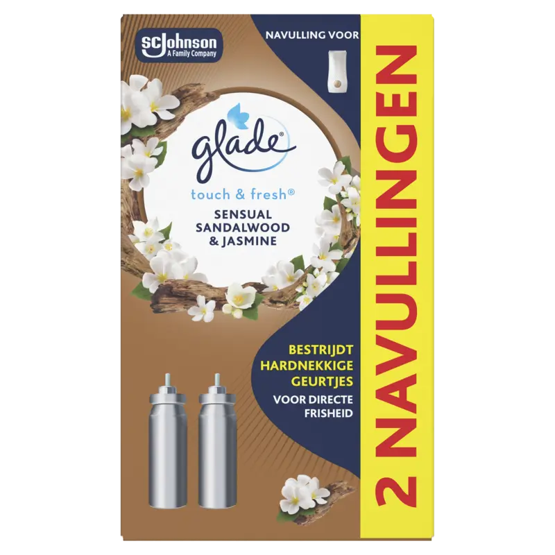 Glade Touch & fresh sandalwood navulling