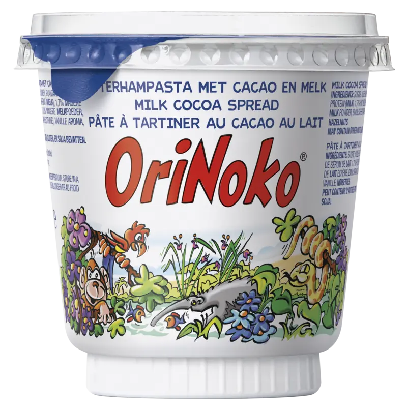Boterhampasta met cacao en melk