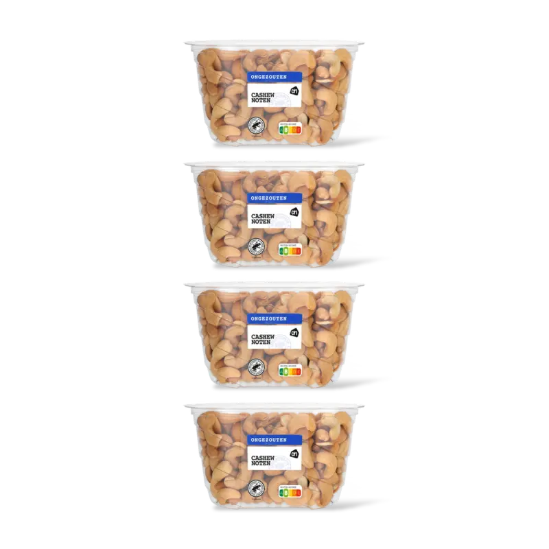 AH Ongezouten cashewnoten 4-pack