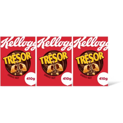 Kellogg's Tresor chocolade hazelnotensmaak 3-pack