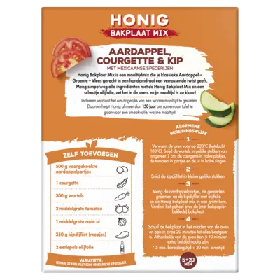 pdp-image-Honig Mix aardappel, courgette & kip