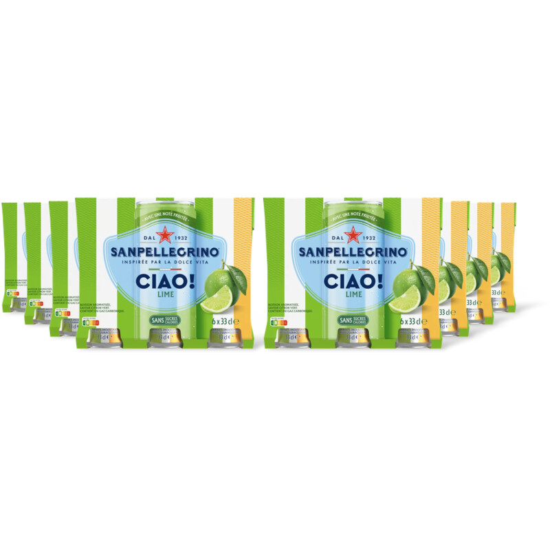S. Pellegrino Ciao lime 6-pack 8-pack