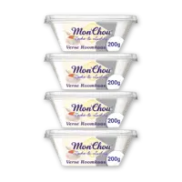 MonChou Zacht & luchtig verse roomkaas 4-pack