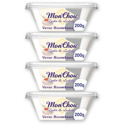 pdp-image-MonChou Zacht & luchtig verse roomkaas 4-pack