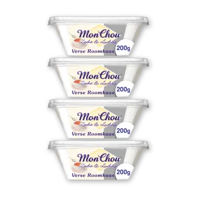 pdp-image-MonChou Zacht & luchtig verse roomkaas 4-pack