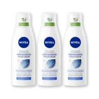 NIVEA Verfrissende reinigingsmelk vit E 3-pack