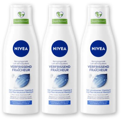 pdp-image-NIVEA Verfrissende reinigingsmelk vit E 3-pack