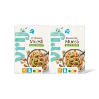 AH Glutenvrij Krokante muesli appel kaneel 2-pack
