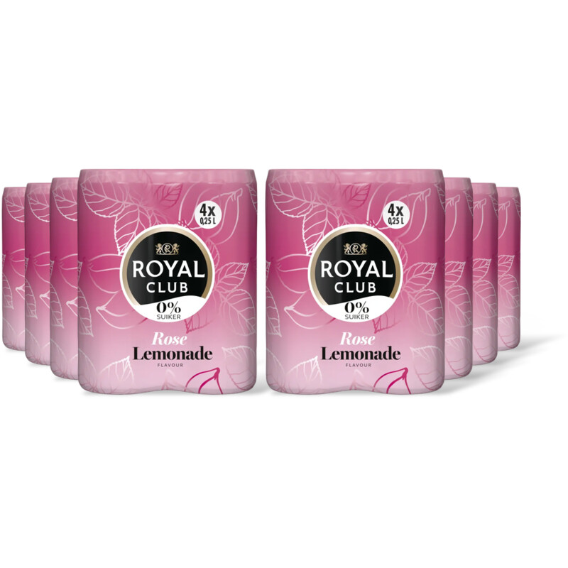 Royal Club Rose lemonade 0% suiker 36-pack