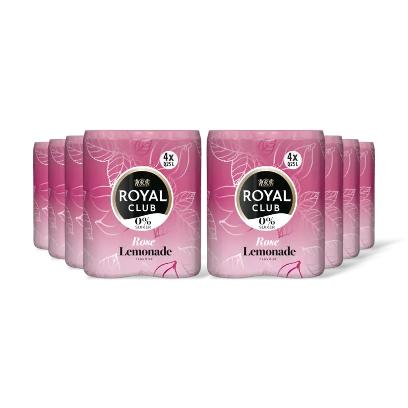 Royal Club Rose lemonade 0% suiker 36-pack