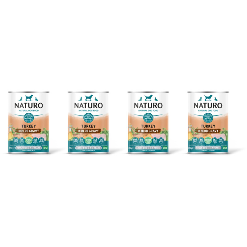 Naturo Turkey with fruit and vegetables 4-pack