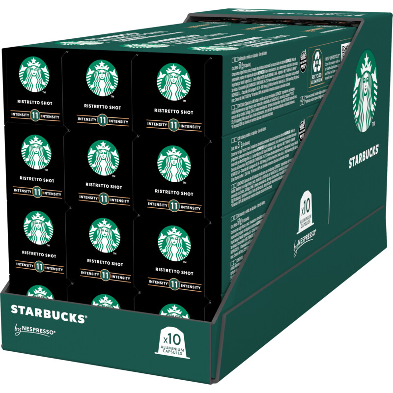 Een afbeelding van Starbucks Nespresso ristretto capsules