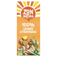 Zonnatura 100% gember citroengras kruideninfusie