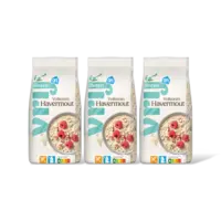 AH Glutenvrij Volkoren havermout 3-pack