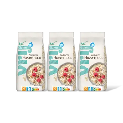 pdp-image-AH Glutenvrij Volkoren havermout 3-pack