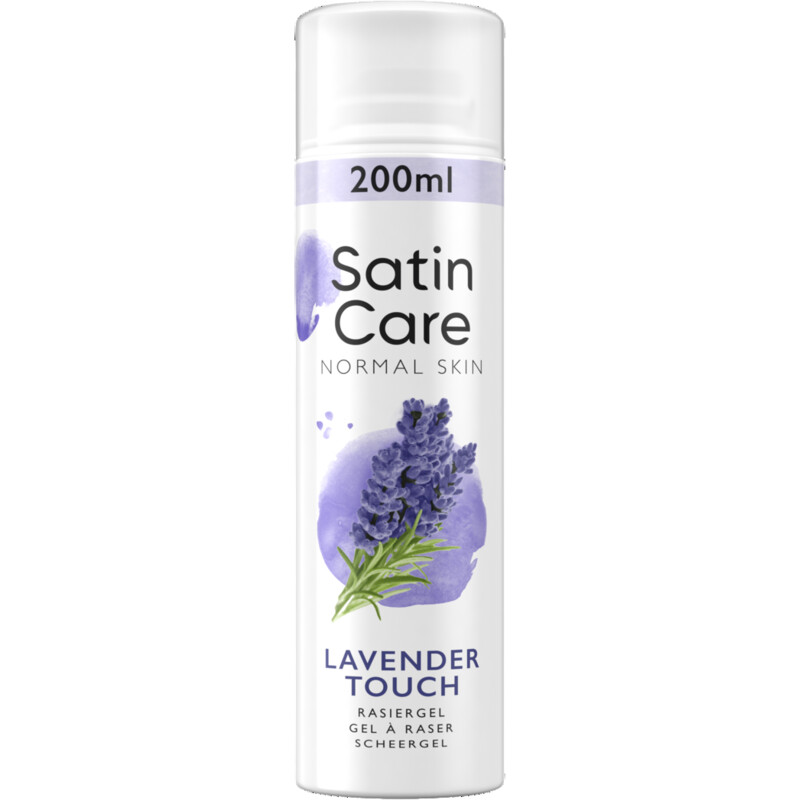 Gillette Satin care normal lavender scheergel