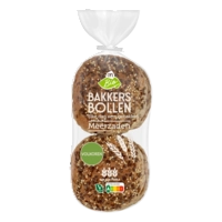 AH Biologisch Bakkersbollen volkoren meerzaden