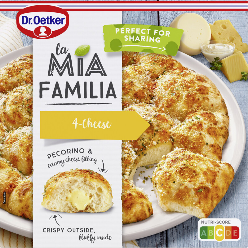 Dr. Oetker La Mia familia 4-cheese breekbrood
