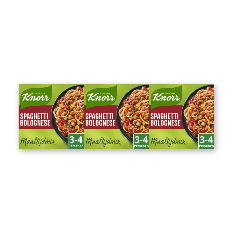 Knorr Maaltijdmix spaghetti bolognese 3-pack