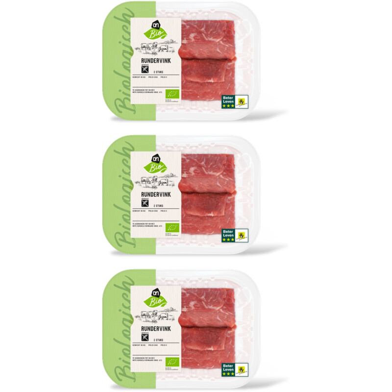 AH Biologisch Rundervink 3-pack