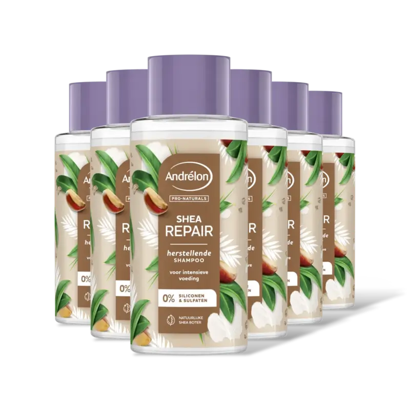Andrélon Shea strong repair shampoo 6-pack