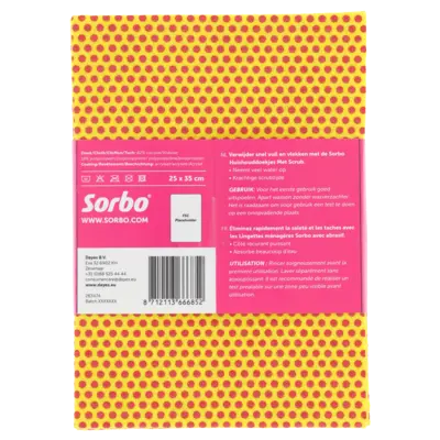 pdp-image-Sorbo Huishouddoekjes met scrub 25x35cm 3st