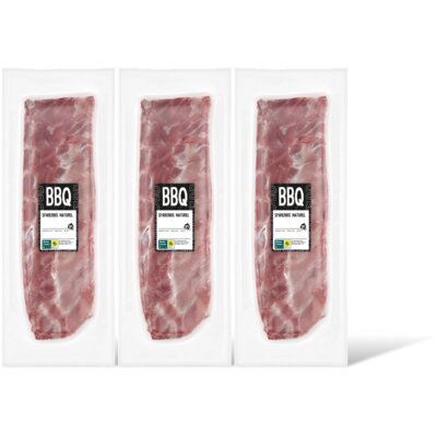 pdp-image-AH BBQ spareribs naturel 3-pack