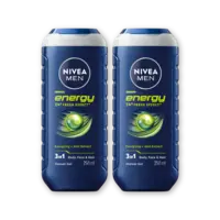 NIVEA Men energy douchegel 3-in-1 met mint 2pk