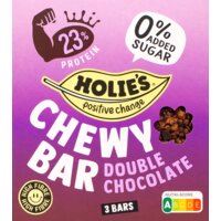 Een afbeelding van Holie's Chewy bar double chocolate