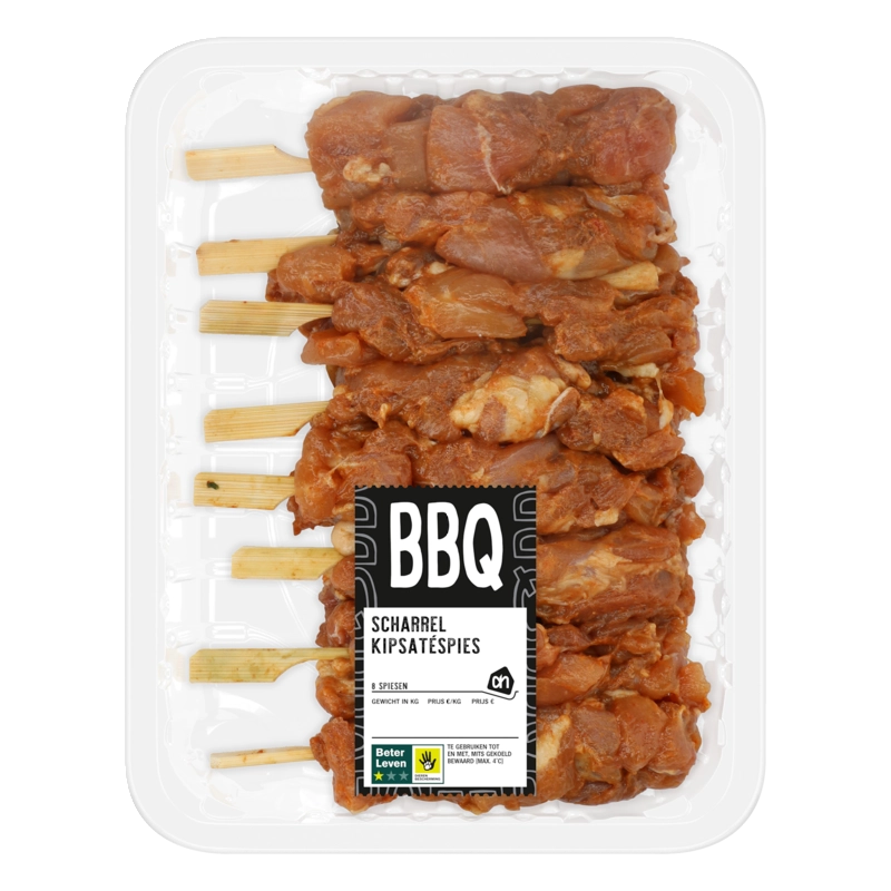 AH BBQ scharrel kipsaté grootverpakking
