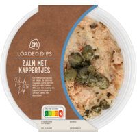 Een afbeelding van AH Loaded dip zalm met kappertjes
