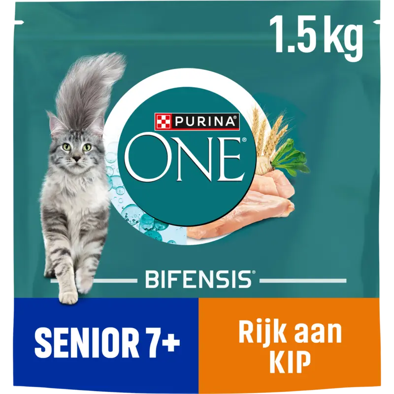 Purina ONE Senior 7+ rijk aan kip
