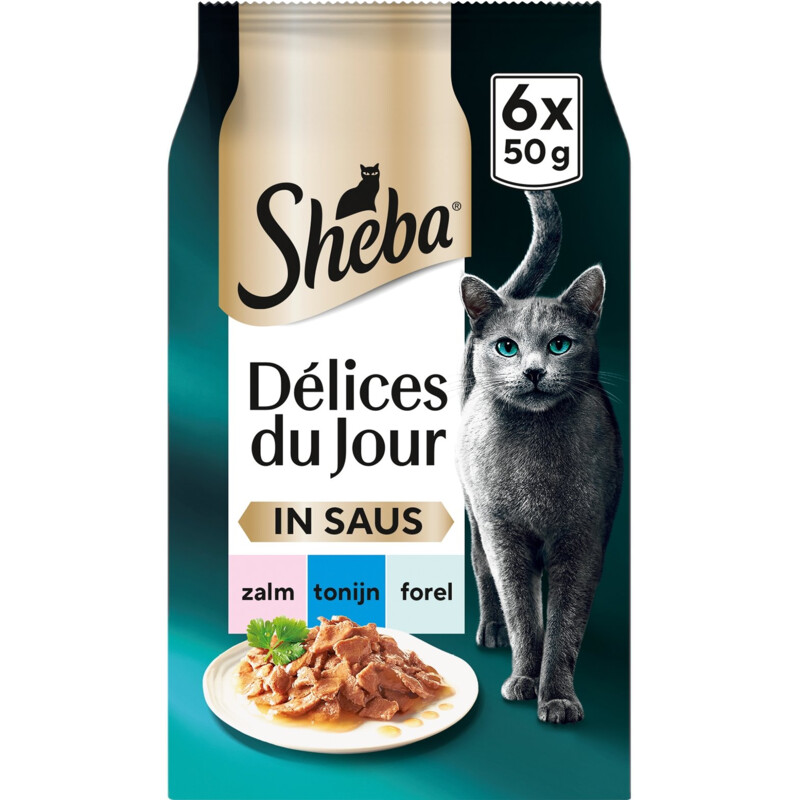 Een afbeelding van Sheba Délices in saus tonijn & kabeljauw