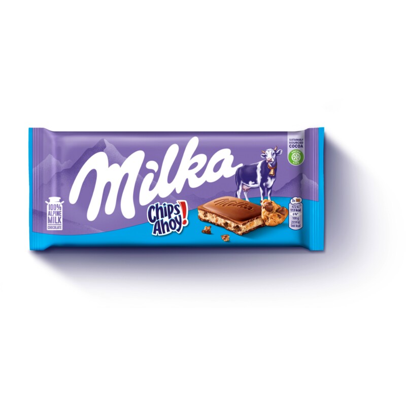Een afbeelding van Milka Chocoladereep melk cookies
