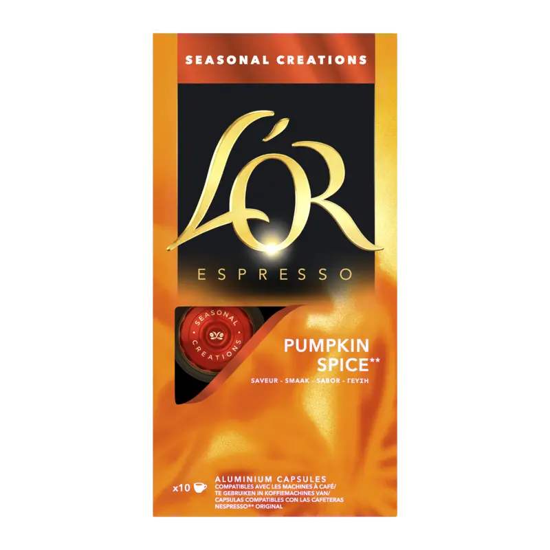 L'OR L'OR Espresso pumpkin spice capsules