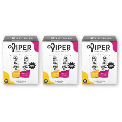 pdp-image-Viper Hard seltzer tropical & cherry 12-pack