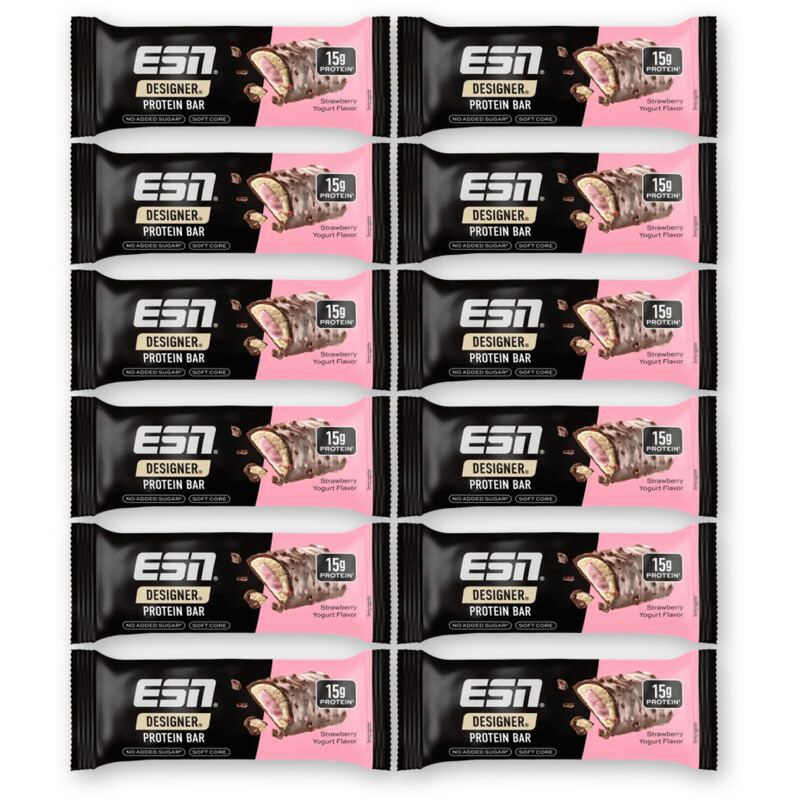 ESN Designer protein bar strwbrry yghrt 12pk