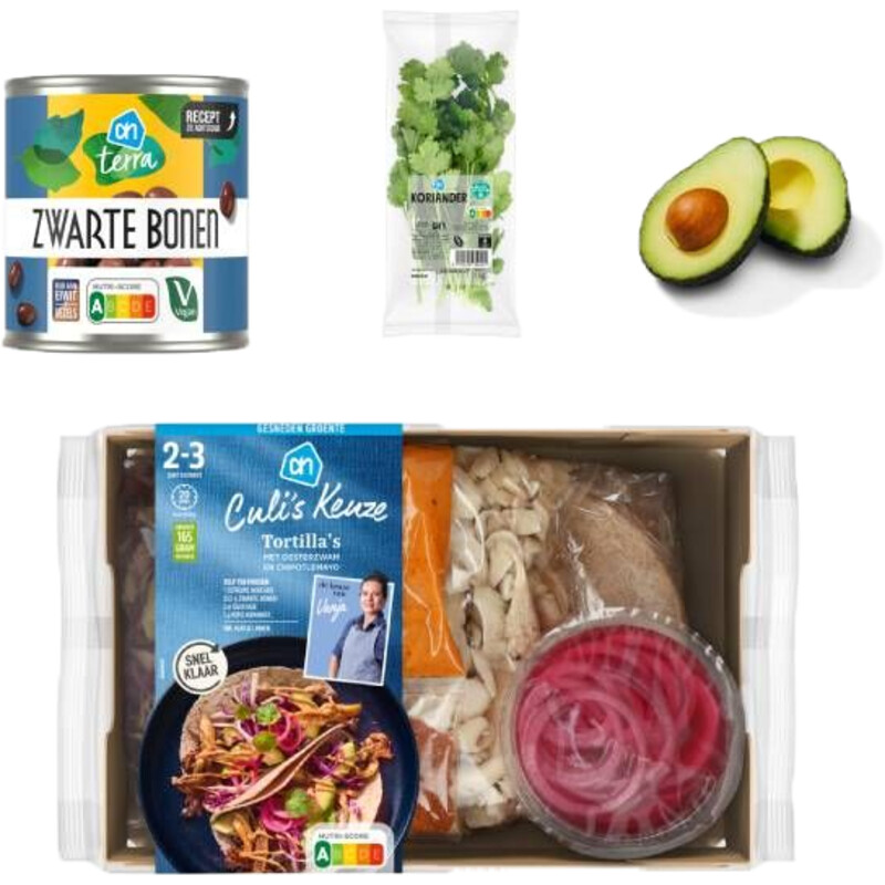 Een afbeelding van AH Culi's Tortilla's Oesterzwam Verspakket