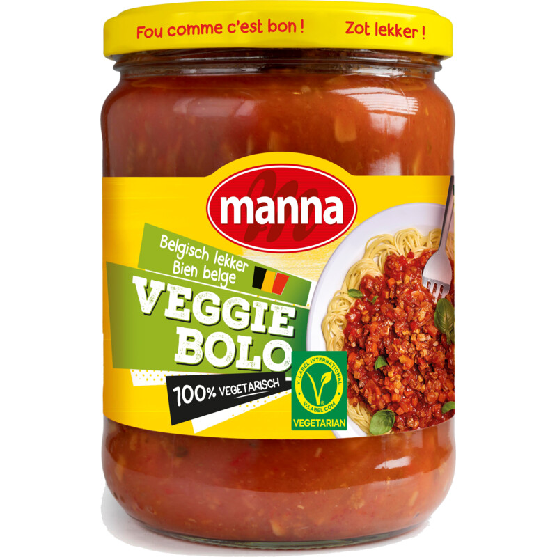 Een afbeelding van Manna Vegetarische bolognaise bel