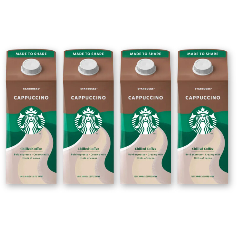 Starbucks Cappuccino ijskoffie 4-pack