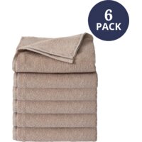 Ten Cate 3x 2-pack handdoeken 50 x 100cm taupe